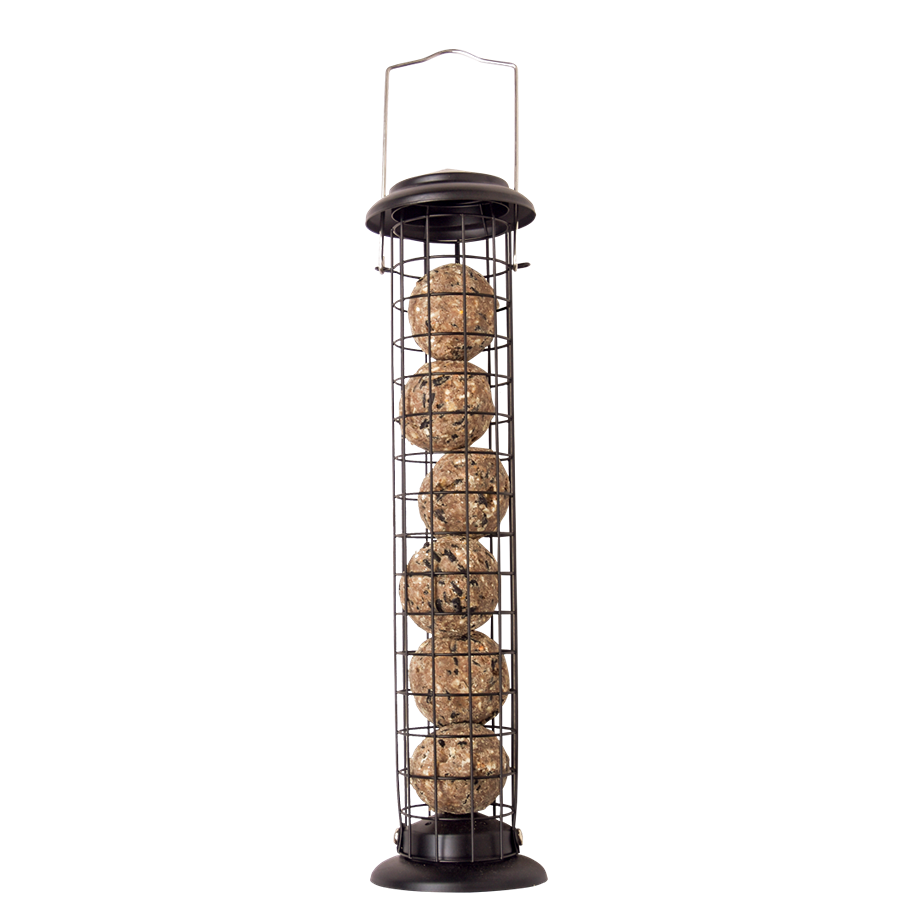 Fågelmatare för fröbolar - hög