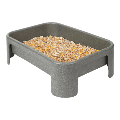 Fågelbad eller fröbricka 100 % återvunnen plast