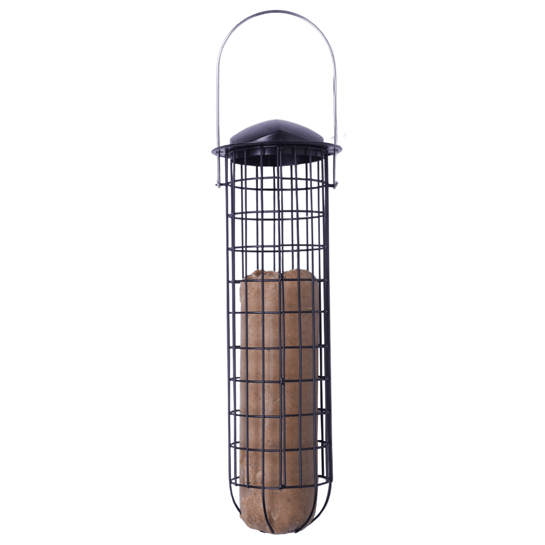 Fågelmatare för energikakor eller fröbollar