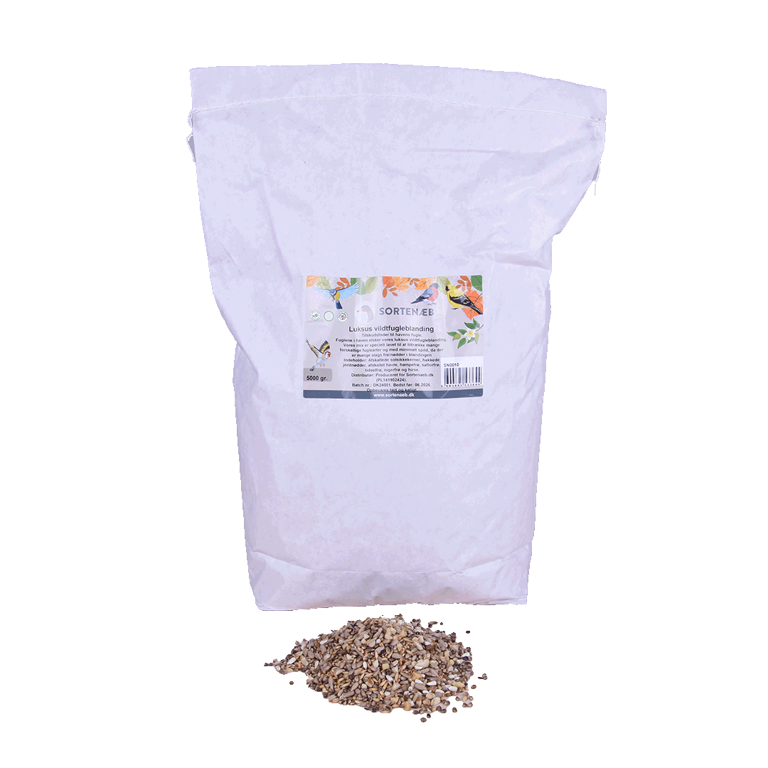 Sortenæb lyxig viltfågelblandning