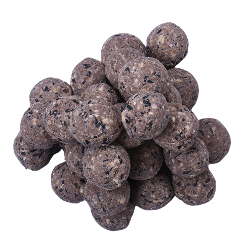 Sortenæb lyxiga talgbollar