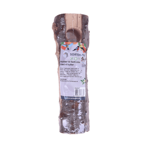 Sortenæb trähållare för talgrullar