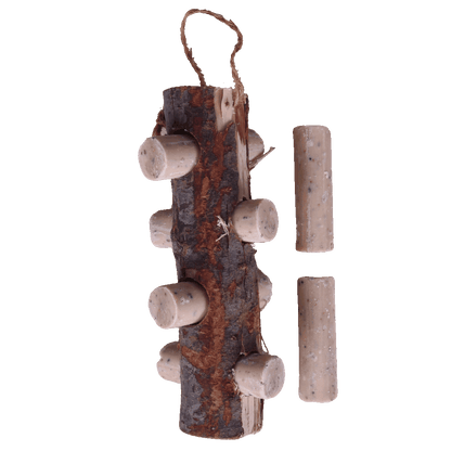 Sortenæb trähållare för talgrullar